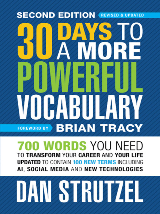 Title details for 30 Days to a More Powerful Vocabulary by Dan Strutzel - Available